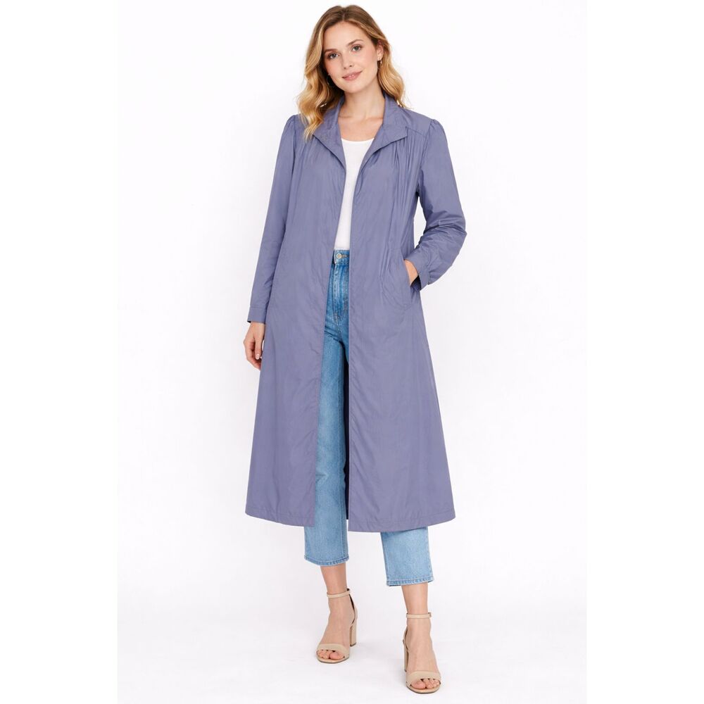 Vintage Purple Fleet Street Maxi Raincoat XL 90s EUC